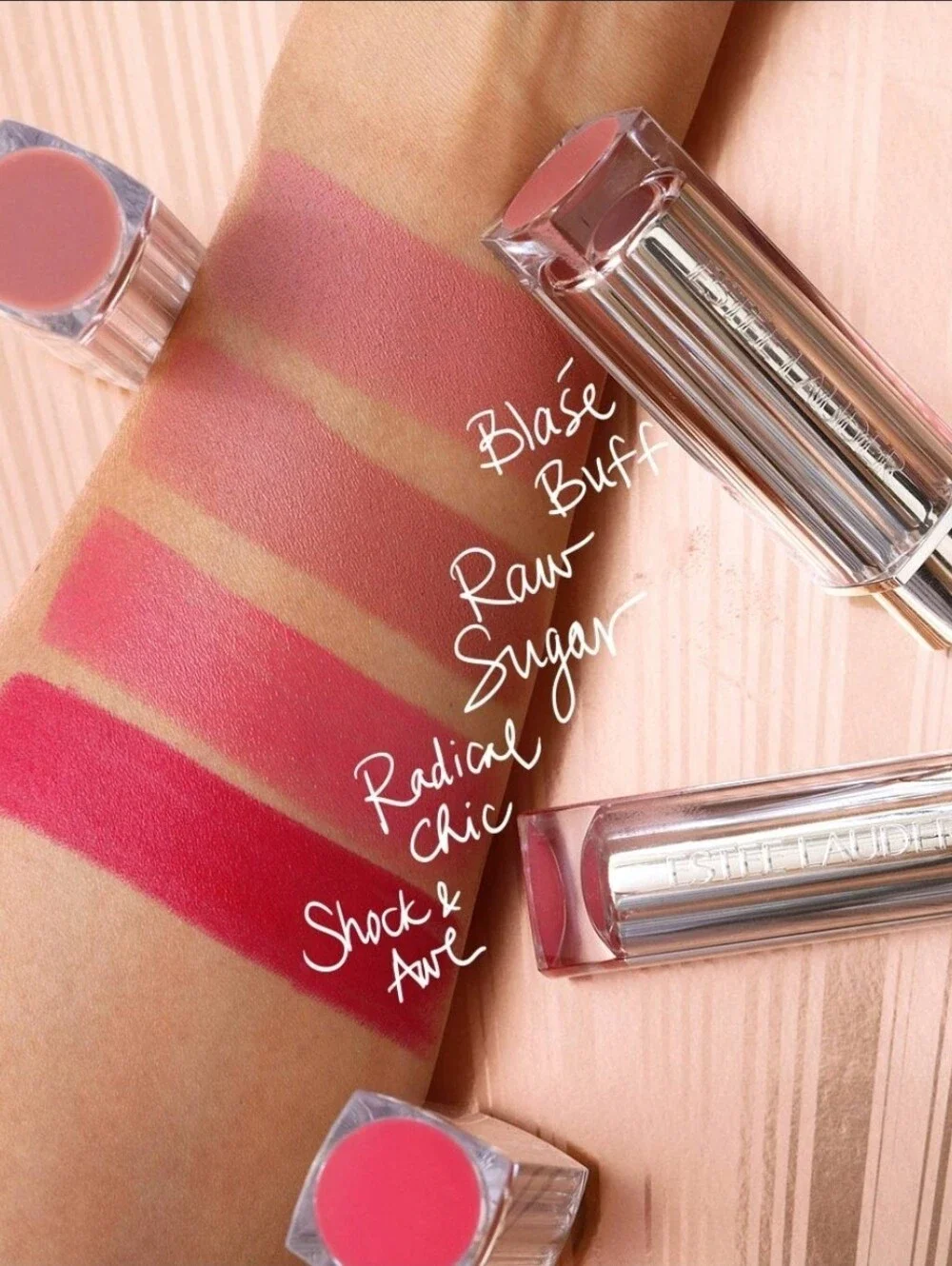 Estée Lauder Pure Color Love Lipstick 110 Raw Sugar ☆ RARE☆ | Read Description